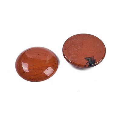 Natural Red Jasper Cabochons G-H1596-FR-25mm-21-1