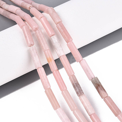 Natural Pink Opal Beads Strands G-T141-72B-1