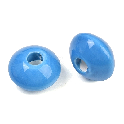 Handmade Porcelain Beads PORC-Q173-15x10mm-06-1