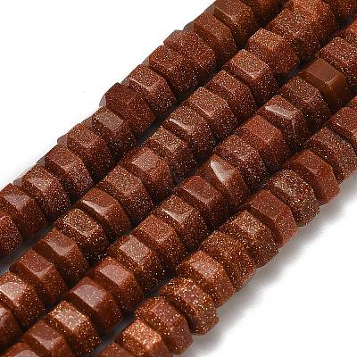 Synthetic Goldstone Beads Strands G-G317-A06-3x6mm-1