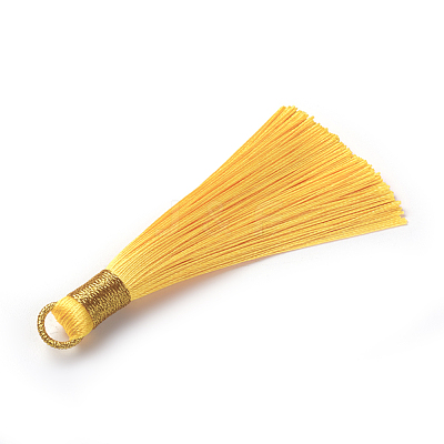 Polyester Tassel Pendants FIND-I009-D17-1