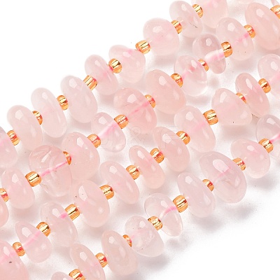 Natural Rose Quartz Beads Strands LS-G-RM250109-A17-1