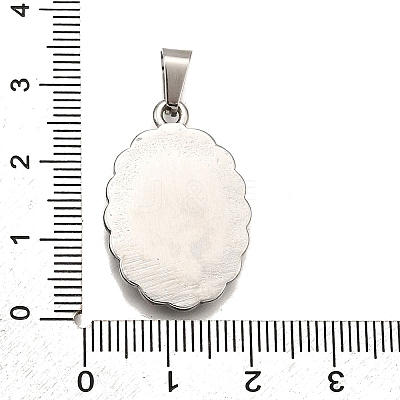 304 Stainless Steel Pendants STAS-B086-09G-P-1