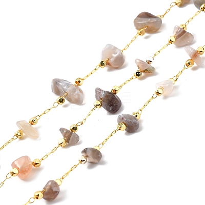 Handmade Beaded Chain CHC-D027-01G-05-1