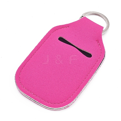 Hand Sanitizer Keychain Holder DIY-WH0171-04G-1
