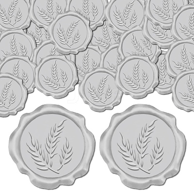 50Pcs Adhesive Wax Seal Stickers DIY-CP0010-99D-1