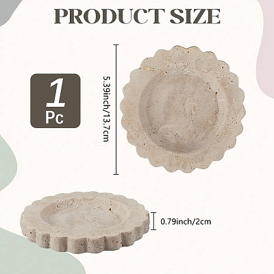 Marble Jewelry Plates AJEW-WH20020-239B-1