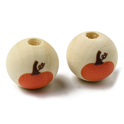 Autumn Wood European Beads WOOD-H105-04E-01-1
