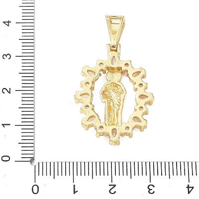 Religion Brass Pave Cubic Zirconia Pendants CU-CBA83A6-01A-G04-1