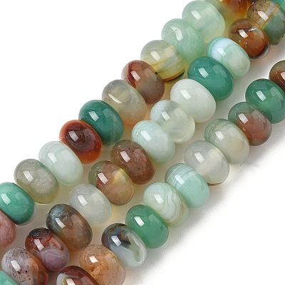 Natural Agate Beads Strands G-H295-C03-17-1