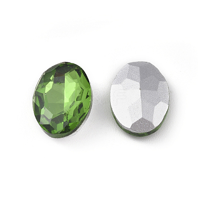 Glass Pointed Back Rhinestone RGLA-Q011-10x14mm-7-1