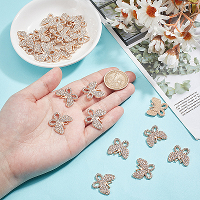 30Pcs Glass Rhinestone Cabochons FIND-MA0001-16A-1