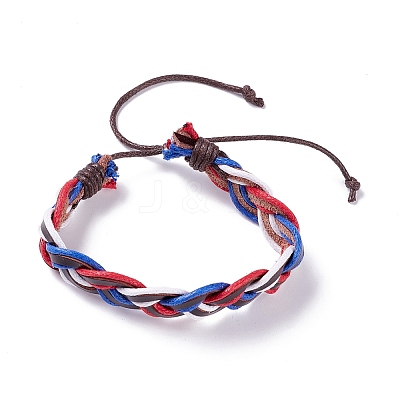 Leather Cord Bracelets Set for Men Women LS-BJEW-C005-02B-1