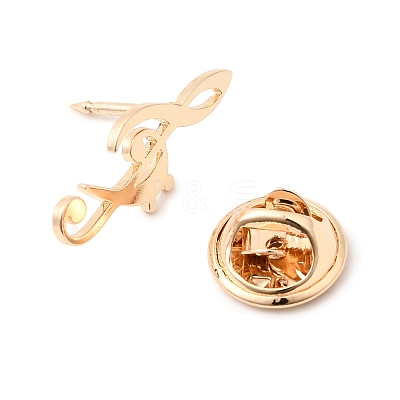 Musical Note Lapel Pin Backs JEWB-K035-02B-KCG-1