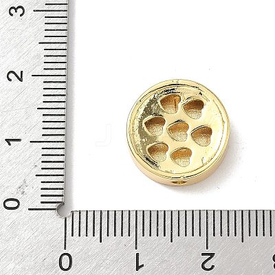 Brass Enamel Beads KK-L239-064G-02-1