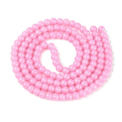 Baking Paint Glass Pearl Beads Strands LS-DGLA-ZX001-05B-10-1