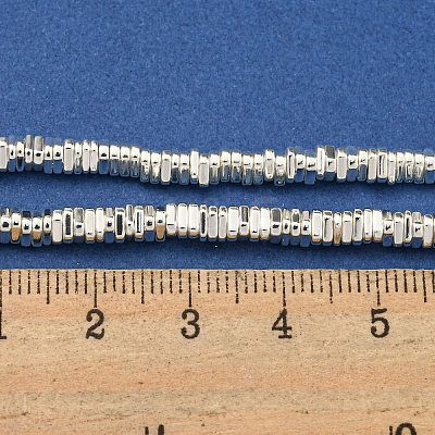 Electroplated Synthetic Non-magnetic Hematite Beads Strands G-C136-B01-04-1