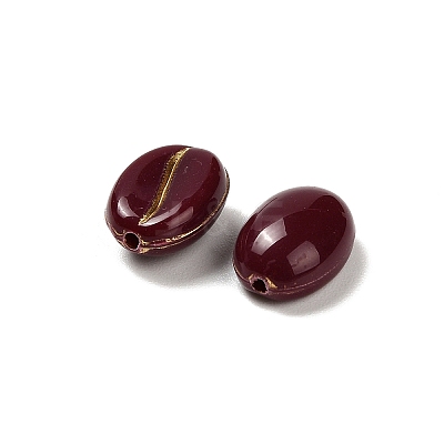 Opaque Acrylic Beads X1-OACR-Z030-01B-1