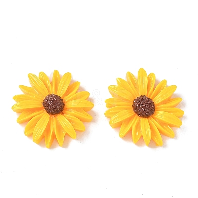 Opaque Flatback Resin Cabochons Accessories LS-RESI-TAC0003-30B-04-1