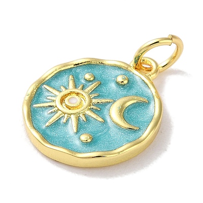 Rack Plated Brass Enamel Pendants KK-Z039-02A-1