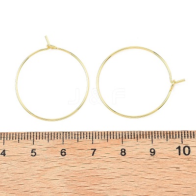 SHEGRACE Brass Hoop Earring Findings XGRPCH280-218G-1