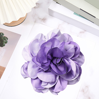 Multi Petal Flower Cloth Brooches JEWB-CN0001-14A-1