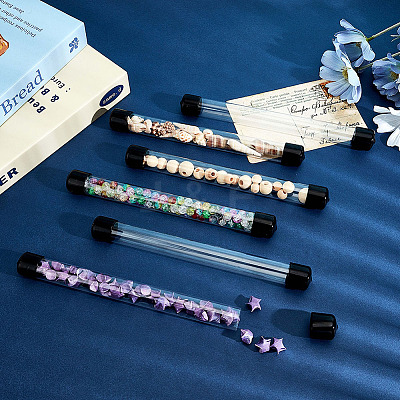 Transparent PC Plastic Bead Storage Tubes AJEW-WH0596-947D-1