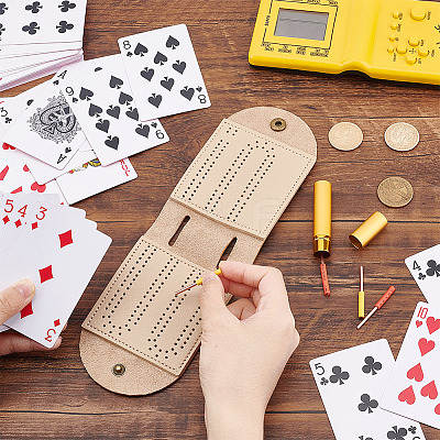 PU Outdoor Cribbage Card Game Scoreboard AJEW-WH0033-05-1