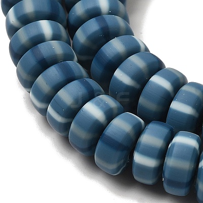 Polymer Clay Beads Strands CLAY-H006-02J-1