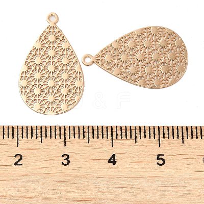 Rack Plating Brass Filigree Pendants KK-Q792-05LG-1