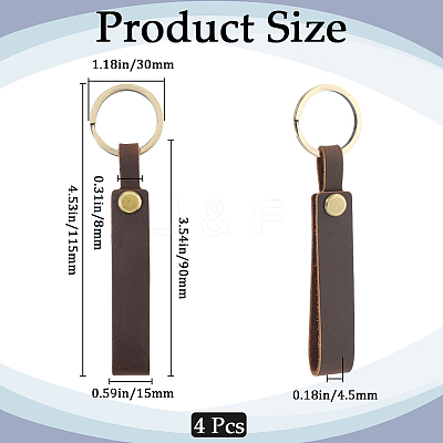 Leather Keychain KEYC-WH20002-05A-02-1