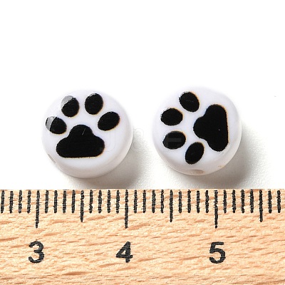 Opaque Acrylic Beads OACR-Z027-04A-02-1