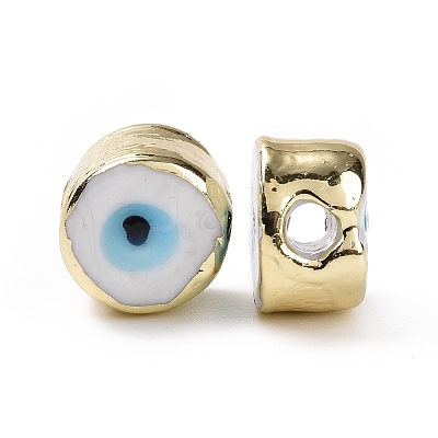 Handmade Evil Eye Lampwork Beads LAMP-P057-05G-06-1