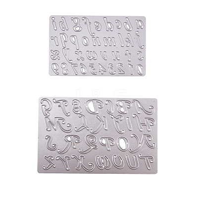 Letter and Number Frame Metal Cutting Dies Stencils DIY-PH0019-28-1