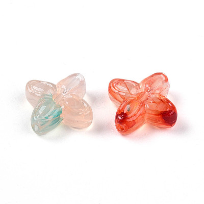 Transparent Acrylic Beads TACR-T028-35D-1