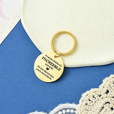 201 Stainless Steel Keychain KEYC-YW00104-02-1