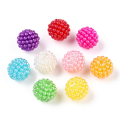 ABS Plastic Beads KY-T041-02-12MM-B-1