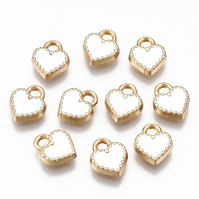 Alloy Enamel Charms X-ENAM-S126-015A-RS-1