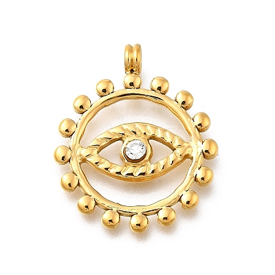 304 Stainless Steel Pendants STAS-R159-56G-01-1