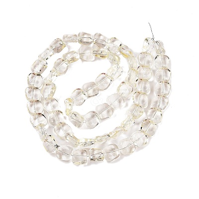 Electroplate Glass Beads Strands EGLA-N012-07C-1