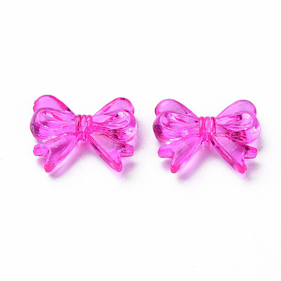 Transparent Acrylic Beads X-MACR-N013-022-1