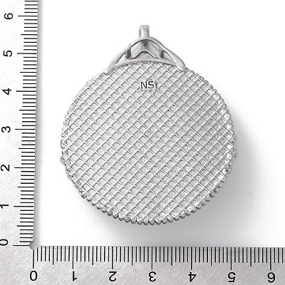 Brass Pendant Cabochon Settings KK-R215-02P-1