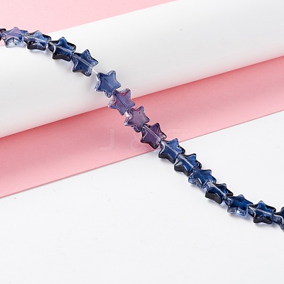 Transparent Glass Beads Strand GLAA-K057-01A-1