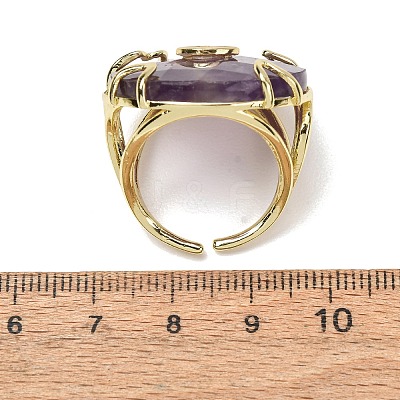 Natural Amethyst Cuff Rings GG-CBA5FCC-02G-05-1