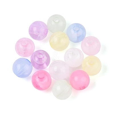 Transparent Acrylic Beads LACR-S001-12-10mm-1