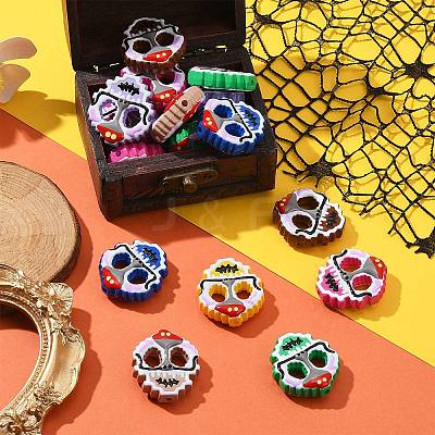 20Pcs Opaque Acrylic Beads OACR-CJ0001-57-1