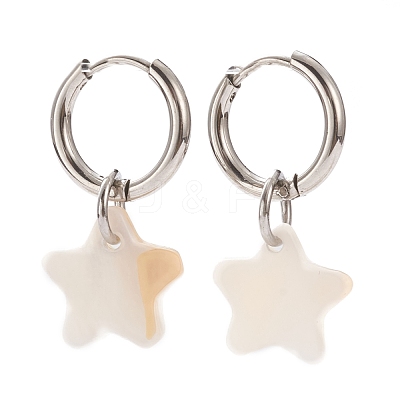 304 Stainless Steel Huggie Hoop Earrings EJEW-JE04403-02-1