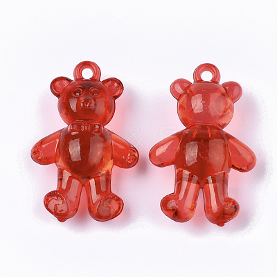Transparent Acrylic Pendants X-TACR-S133-026-1