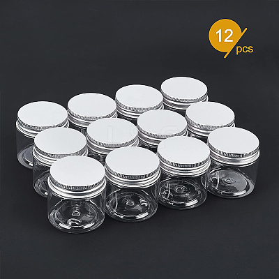 Transparent Plastic Bead Containers CON-BC0004-87-1