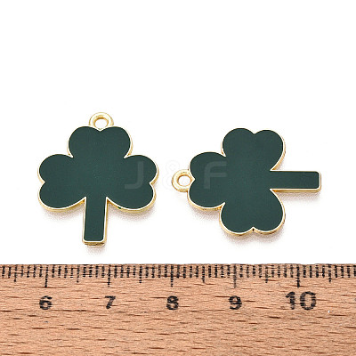 Saint Patrick's Day Alloy Enamel Pendants ENAM-T023-05B-1